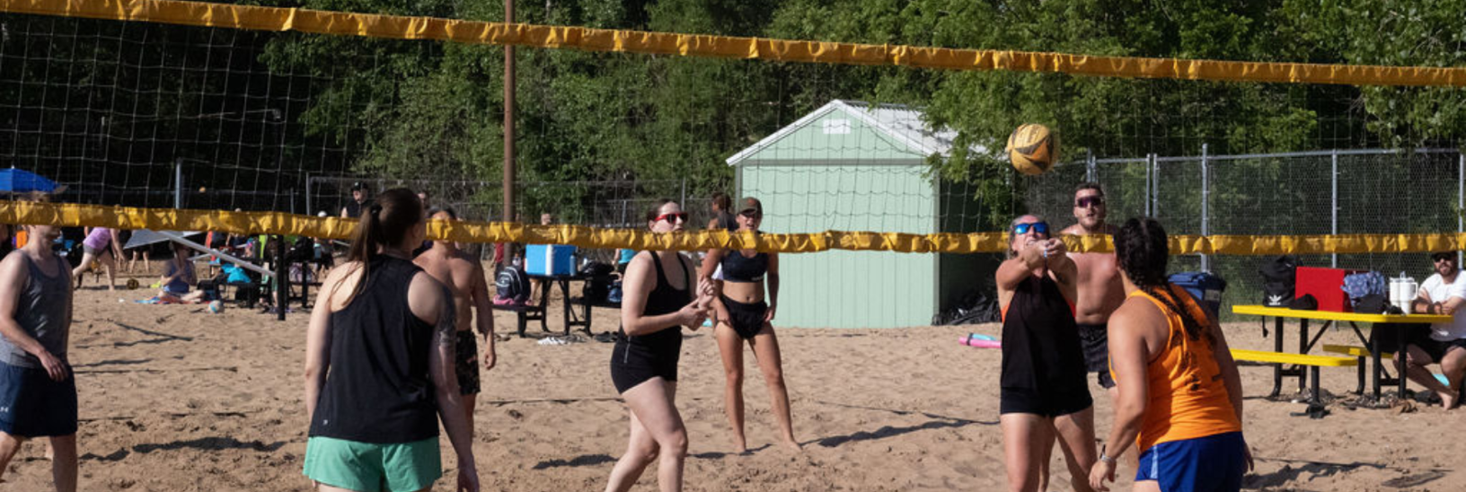 Host Your Team Building Day at Volleyball Beach